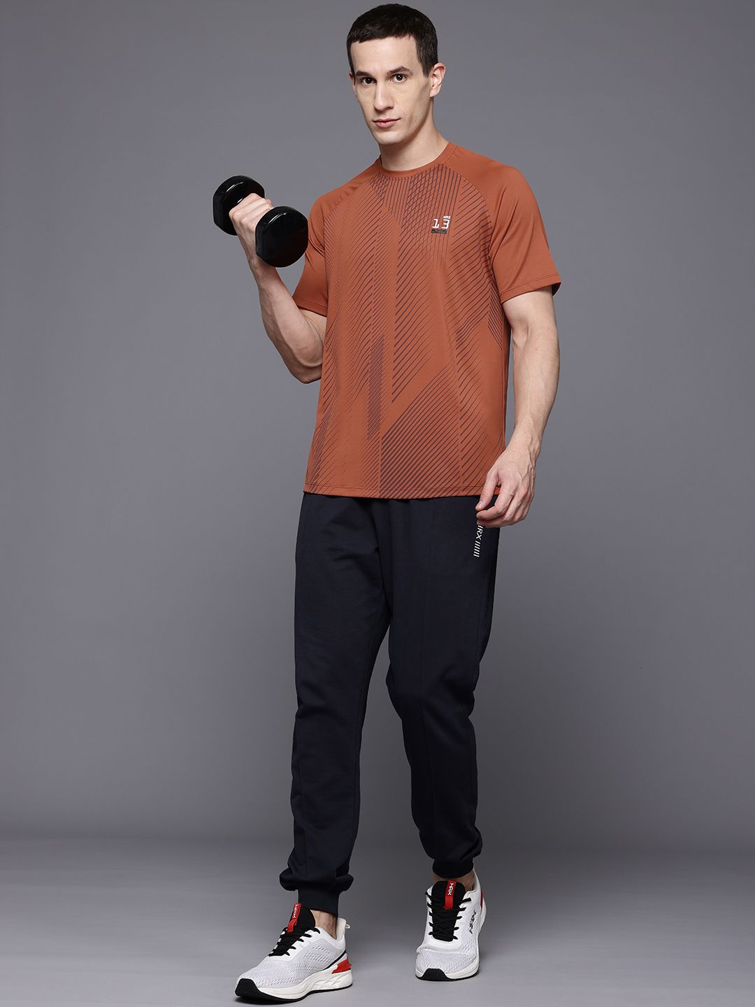 HRX by Hrithik Roshan Printed Rapid-Dry Training T-shirt
