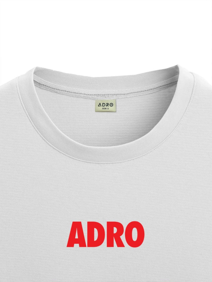 ADRO Men Printed Applique T-shirt