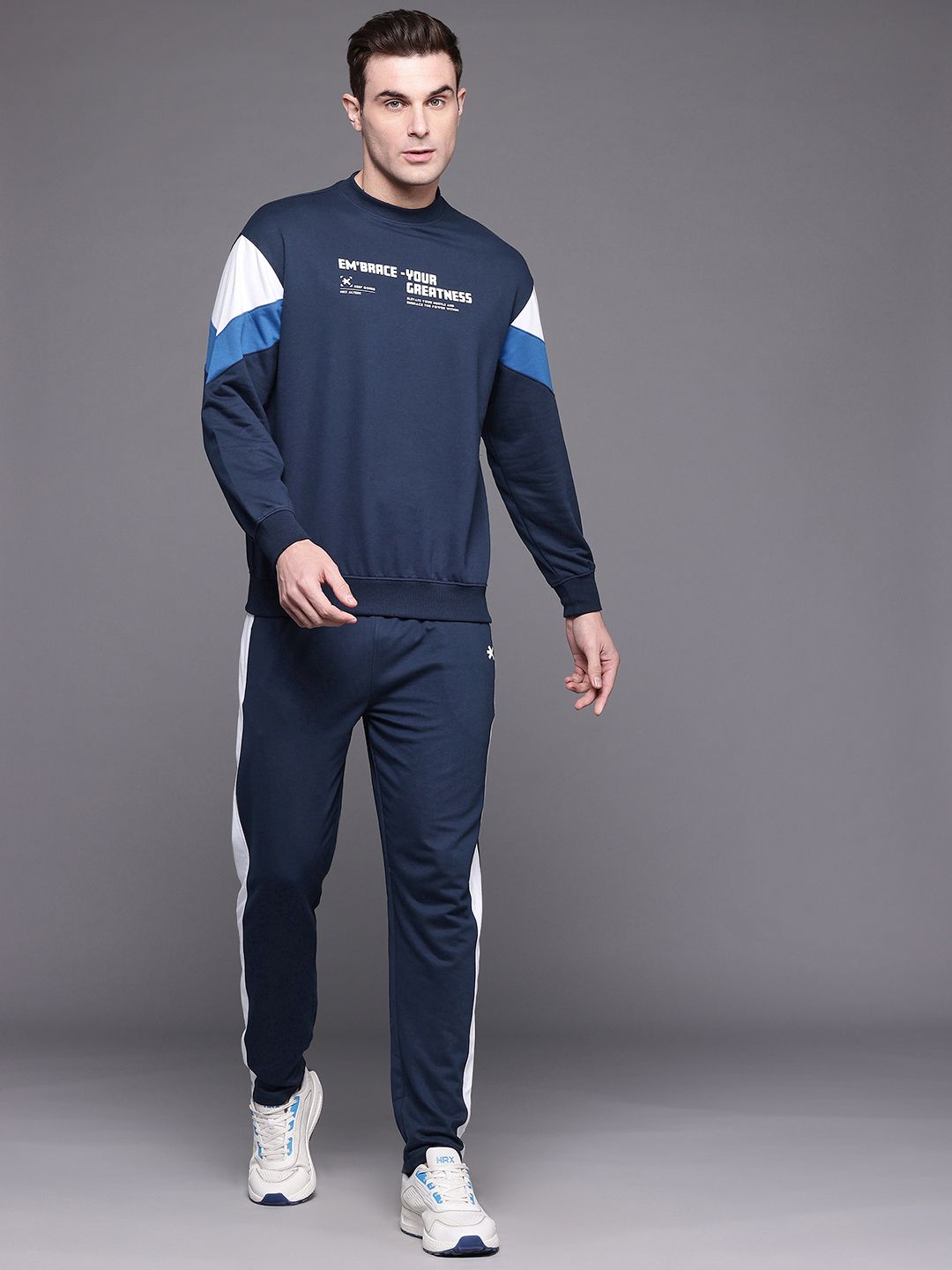 HRX by Hrithik Roshan Typography Printed Lifestyle Tracksuit