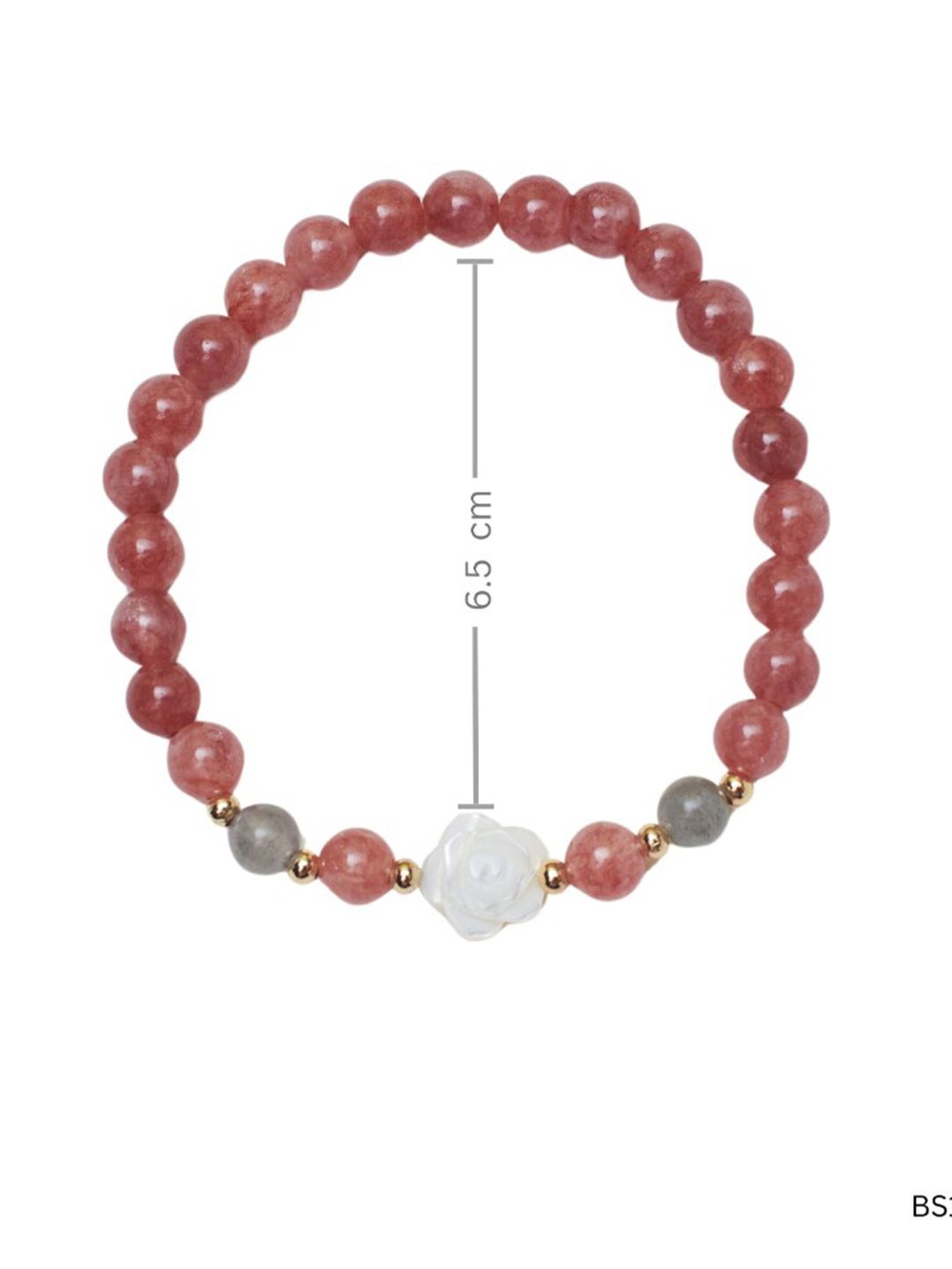 Gelang band manik kristal asin