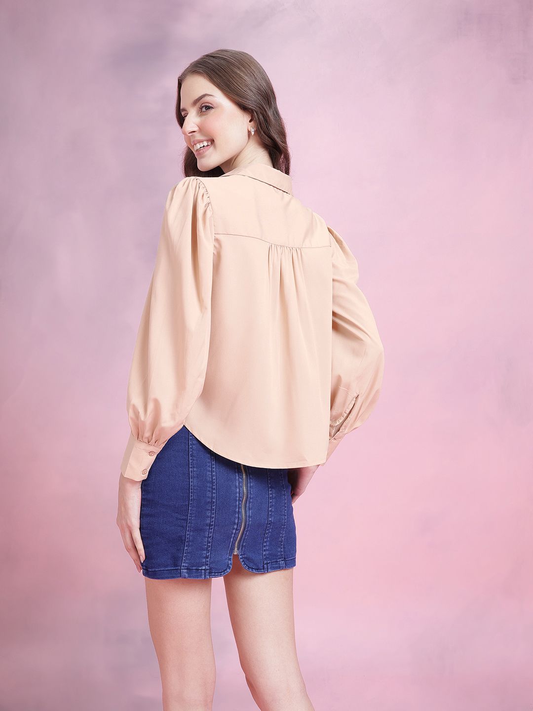 DressBerry Bishop Sleeves Shirt Style Top