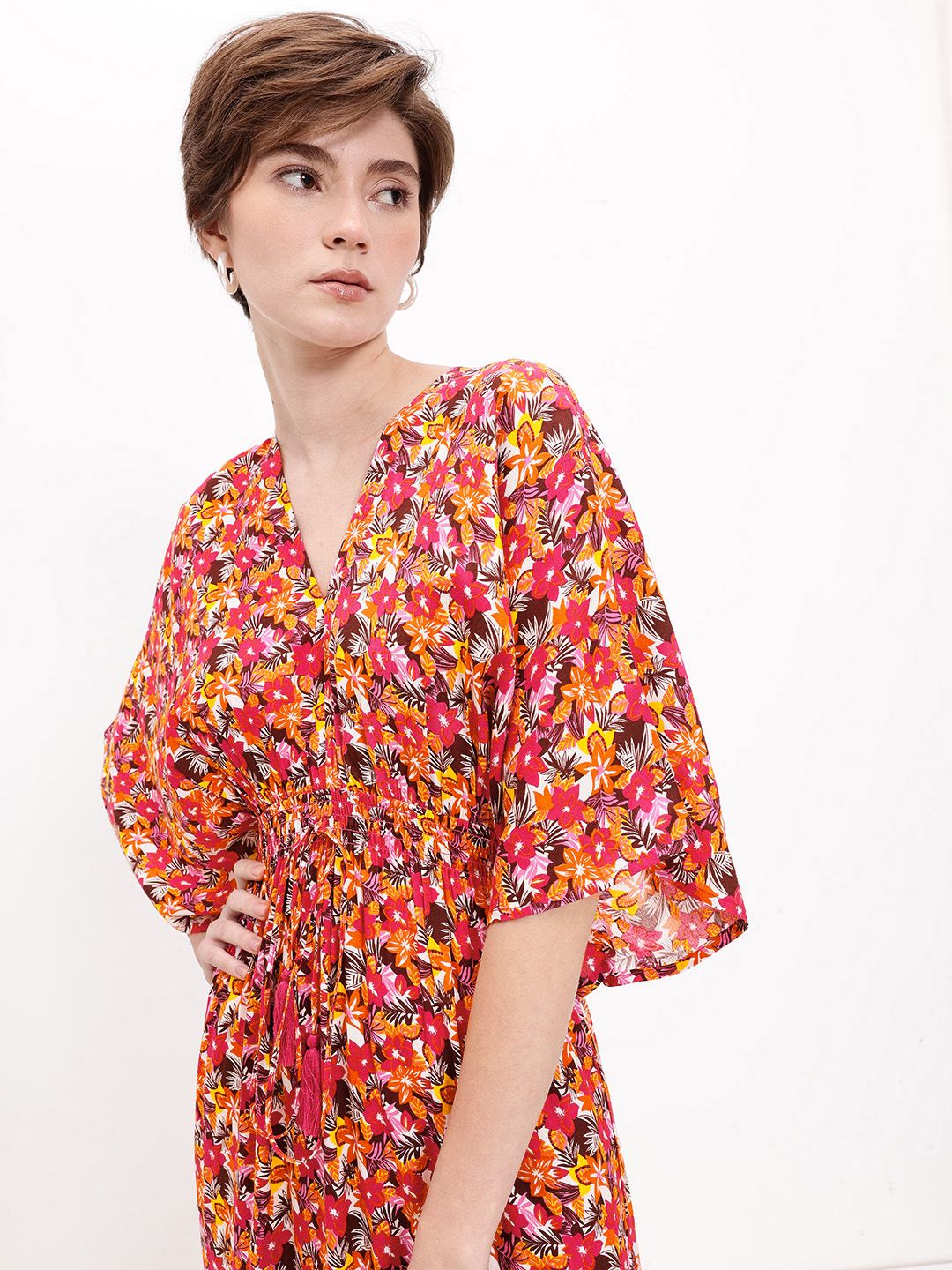 DressBerry Smock Waist Midi Dress