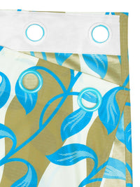 Story@home Nature Blue & Green 2 Pieces Ethnic Motifs Printed Window Curtains