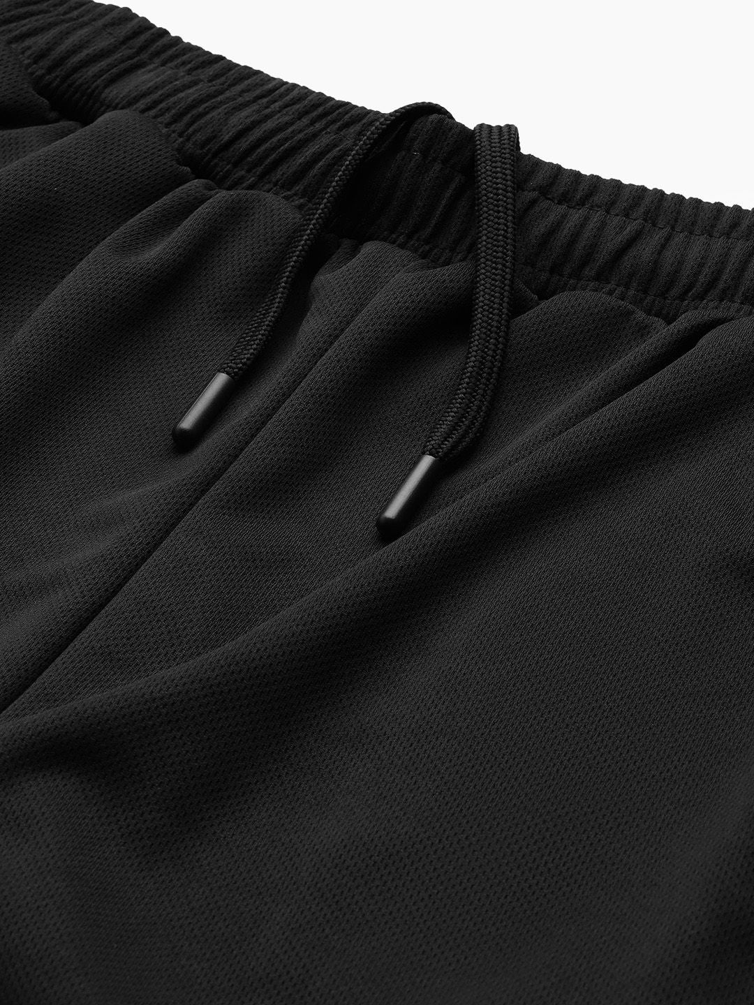 HRX by Hrithik Roshan Men Striped Detail Rapid-Dry Training Shorts