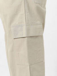 Urbano Fashion Men Loose Baggy Fit Solid Cargo Cotton Pant with 6 Pockets Non-Stretchable