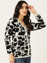 Monte Carlo Women Printed Cardigan