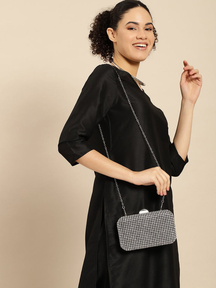 Anouk Embellished Box Clutch