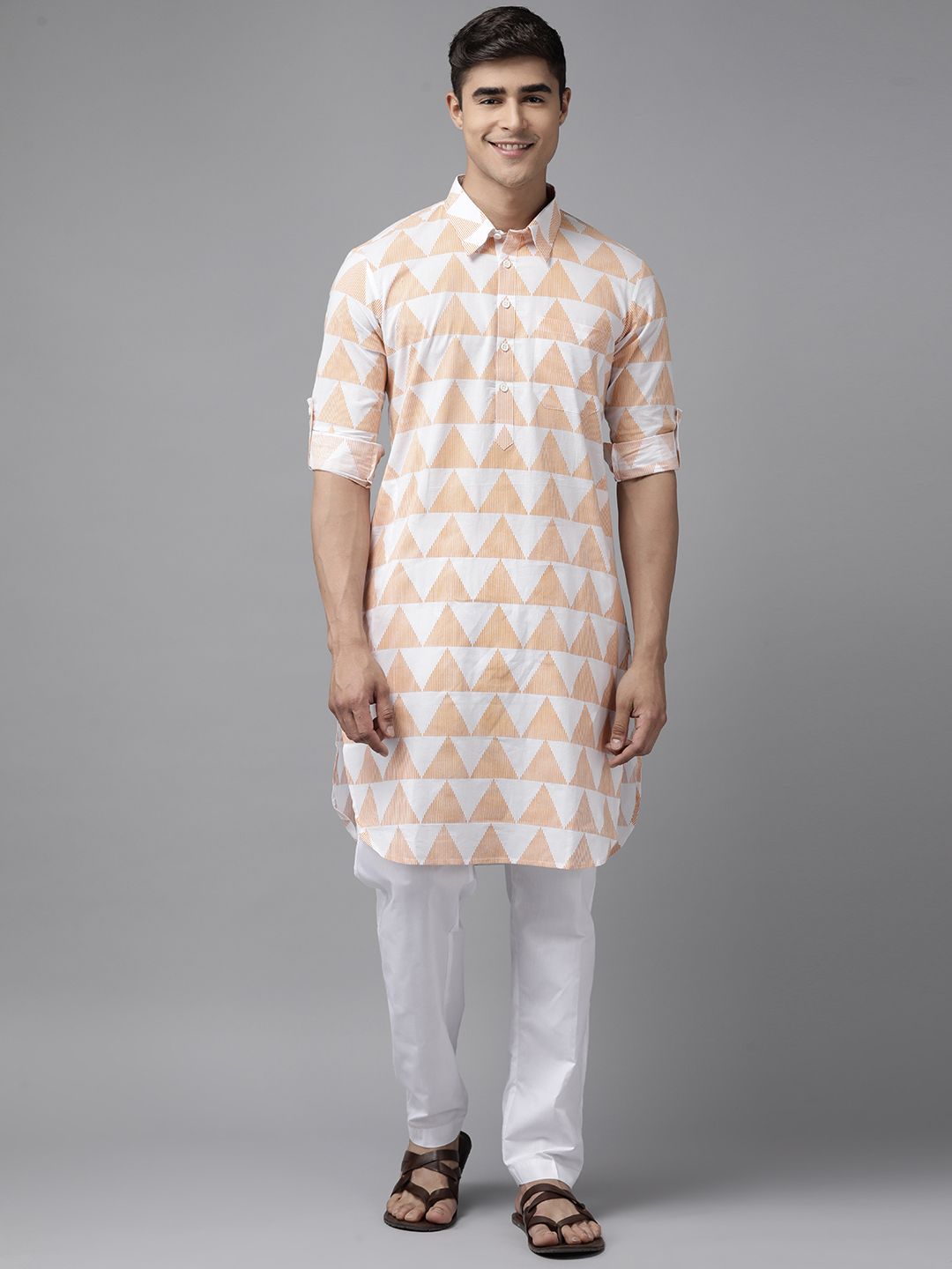 See Designs Printed Regular Pure Cotton Kurta With Pyjamas