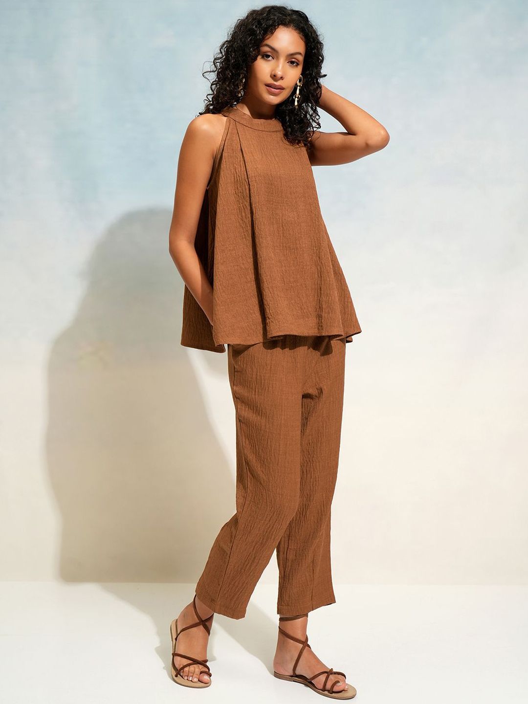 ESPYR By Tokyo Talkies Top With Trousers Co-Ords
