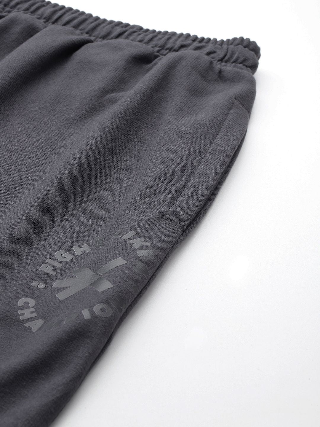 HRX by Hrithik Roshan Men Brand Logo Detail Mid-Rise Regular Fit Training Joggers