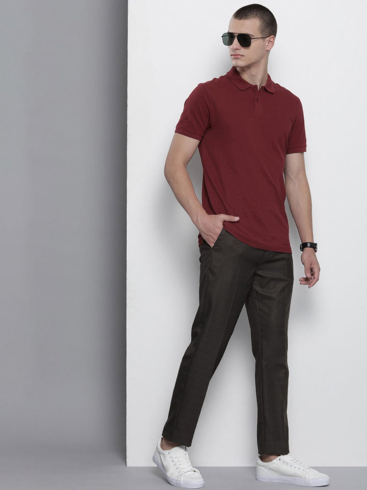The Indian Garage Co Men Solid Trousers