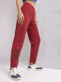HRX by Hrithik Roshan Women Brand Logo Printed Rapid-Dry Running Track Pants