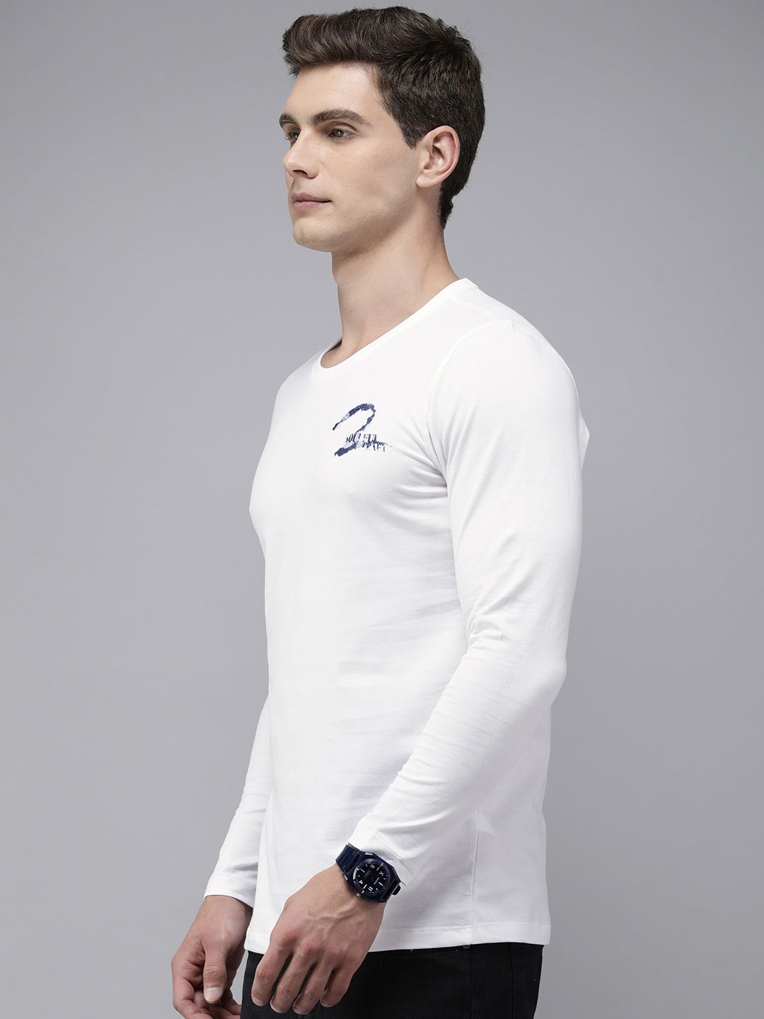 SPYKAR Graphic Printed Slim Fit T-shirt