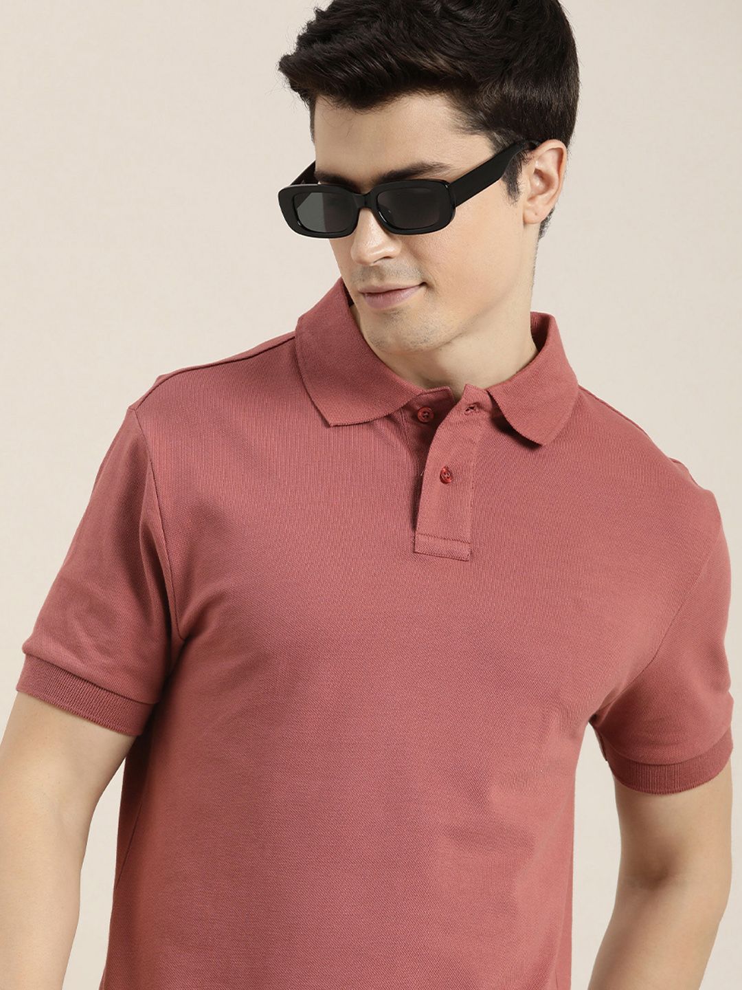 DILLINGER Men Polo Collar Pure Cotton T-shirt