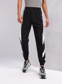 HRX by Hrithik Roshan Men Lifestyle Mid-Rise Contrast Side Panel Joggers