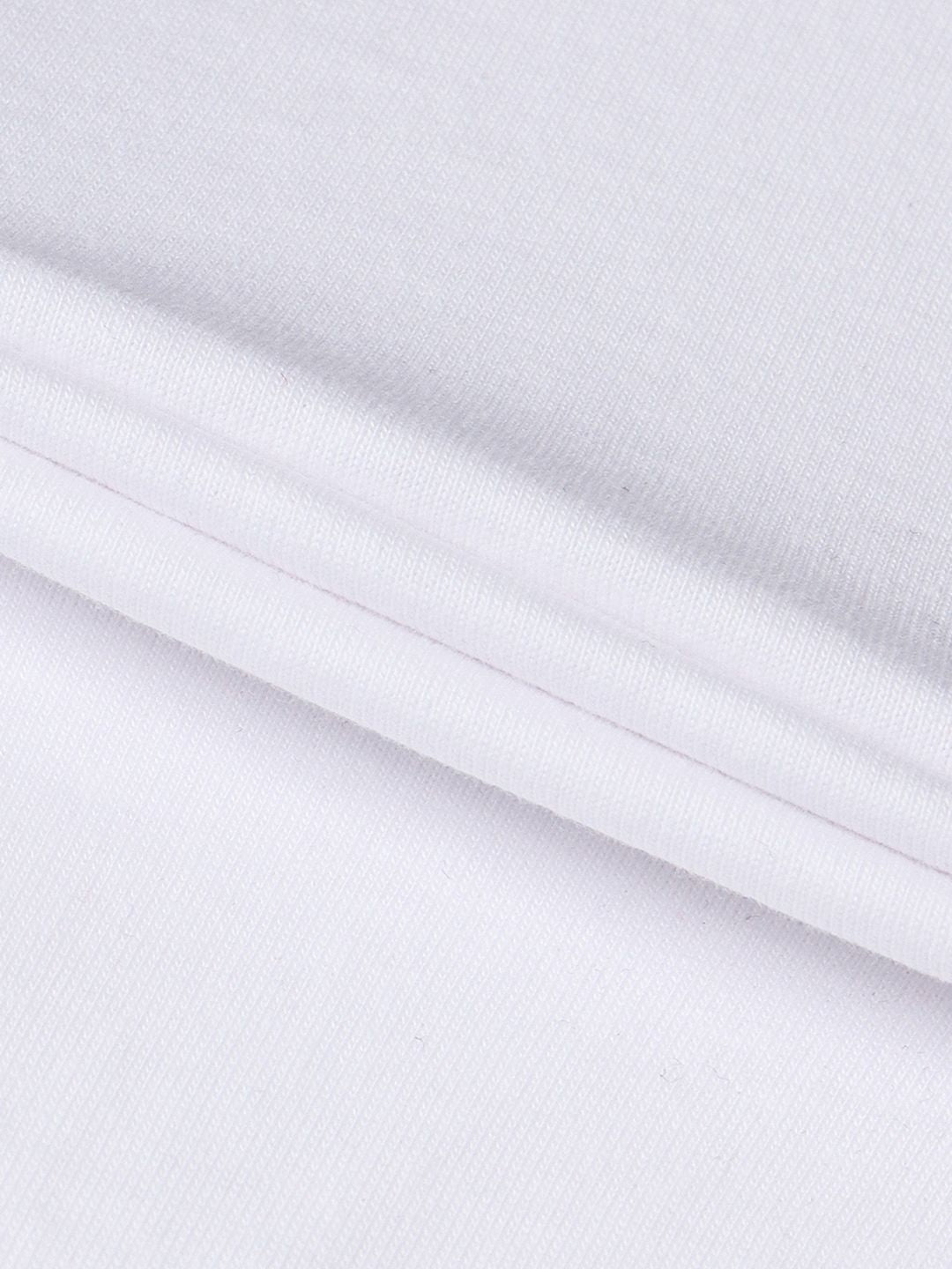 Bewakoof Men White Printed Round Neck Pure Cotton T-shirt