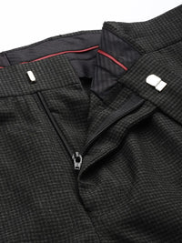 Park Avenue Men Checked Formal Trousers