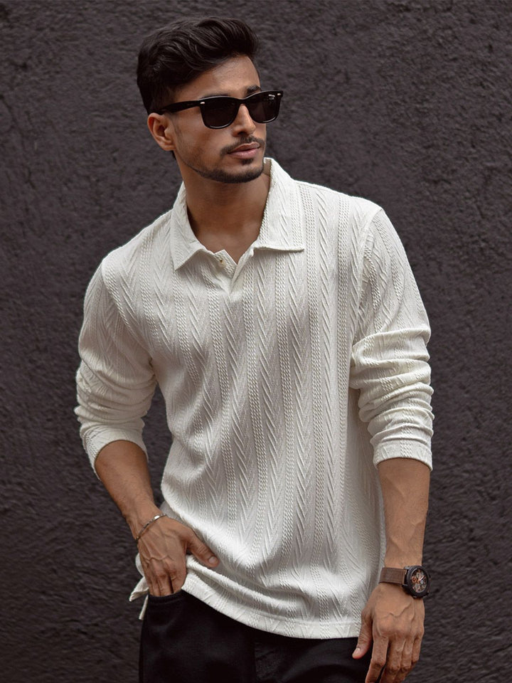 Powerlook Men Polo Collar T-shirt