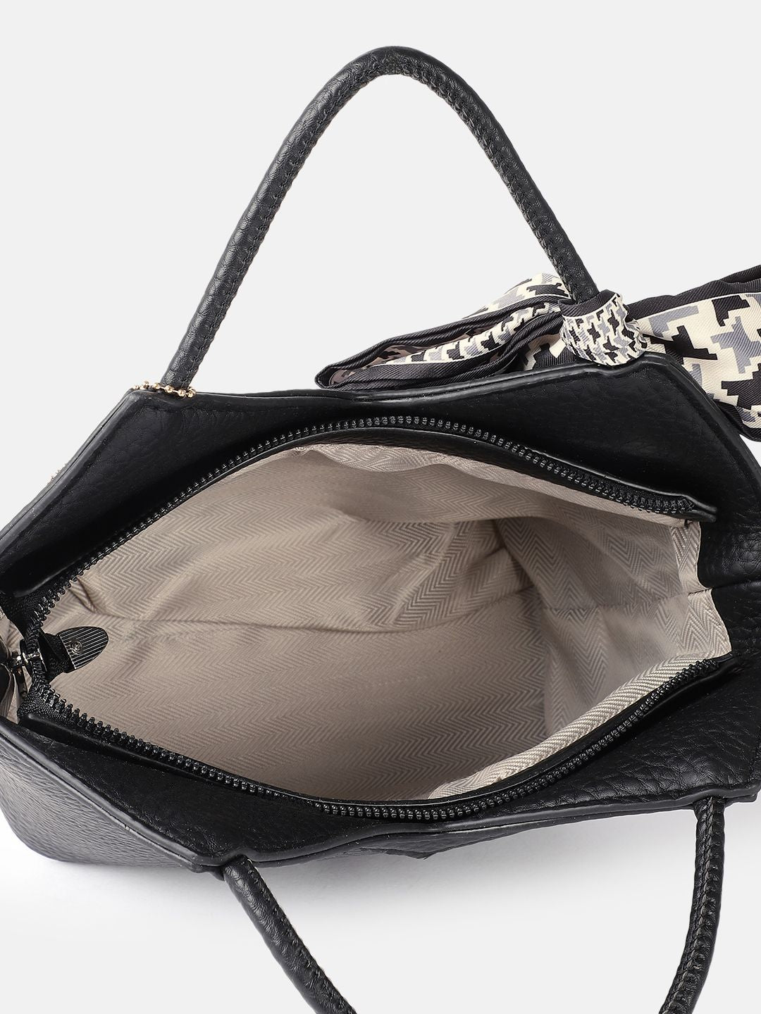 all about you Structured Handheld Bag with Bow Detail