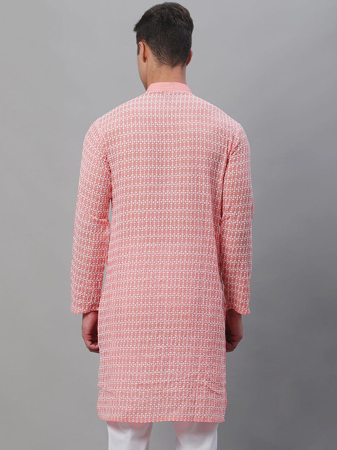 SOJANYA Kurta Lurus Kapas Tulen Sulam