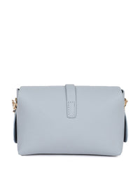 DressBerry Blue Textured Small Sling Bag
