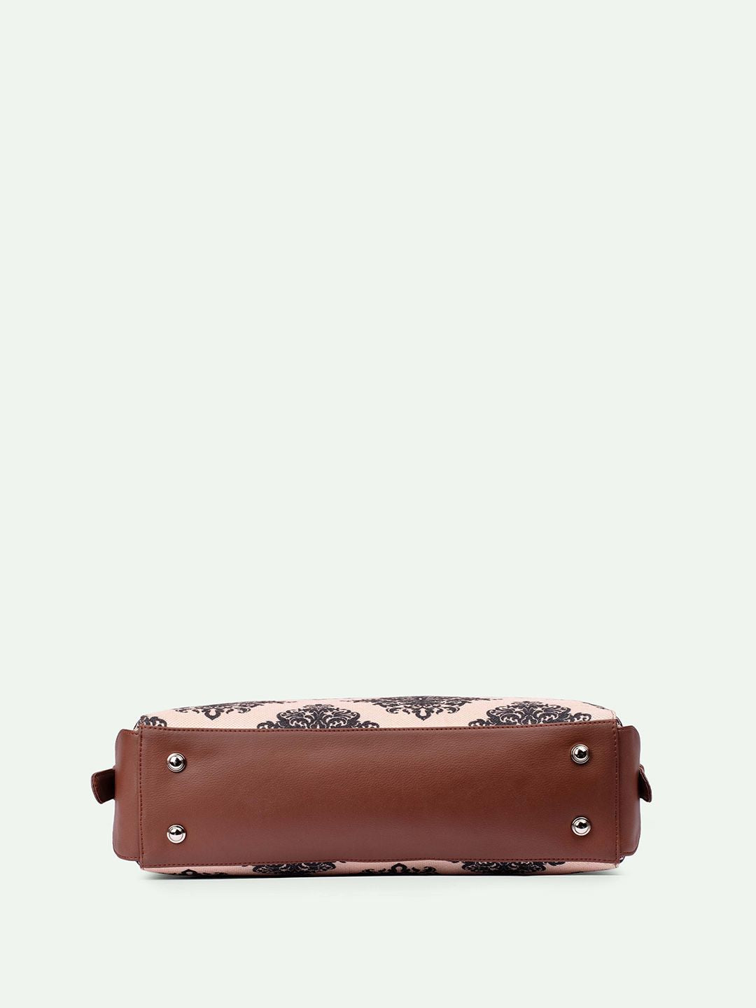ZOUK Mughal Ethnic Motifs Printed Structured Shoulder Bag