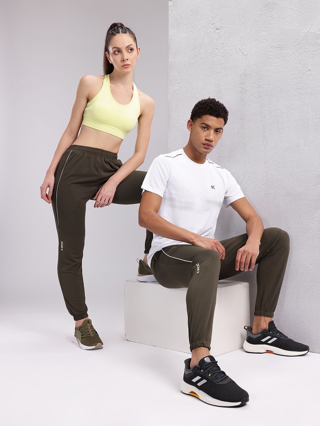 HRX by Hrithik Roshan Men Couple Collection Rapid-Dry Training Jogger Track Pants