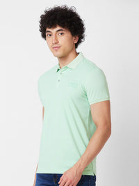 SPYKAR Polo Collar Slim Fit Cotton T-shirt