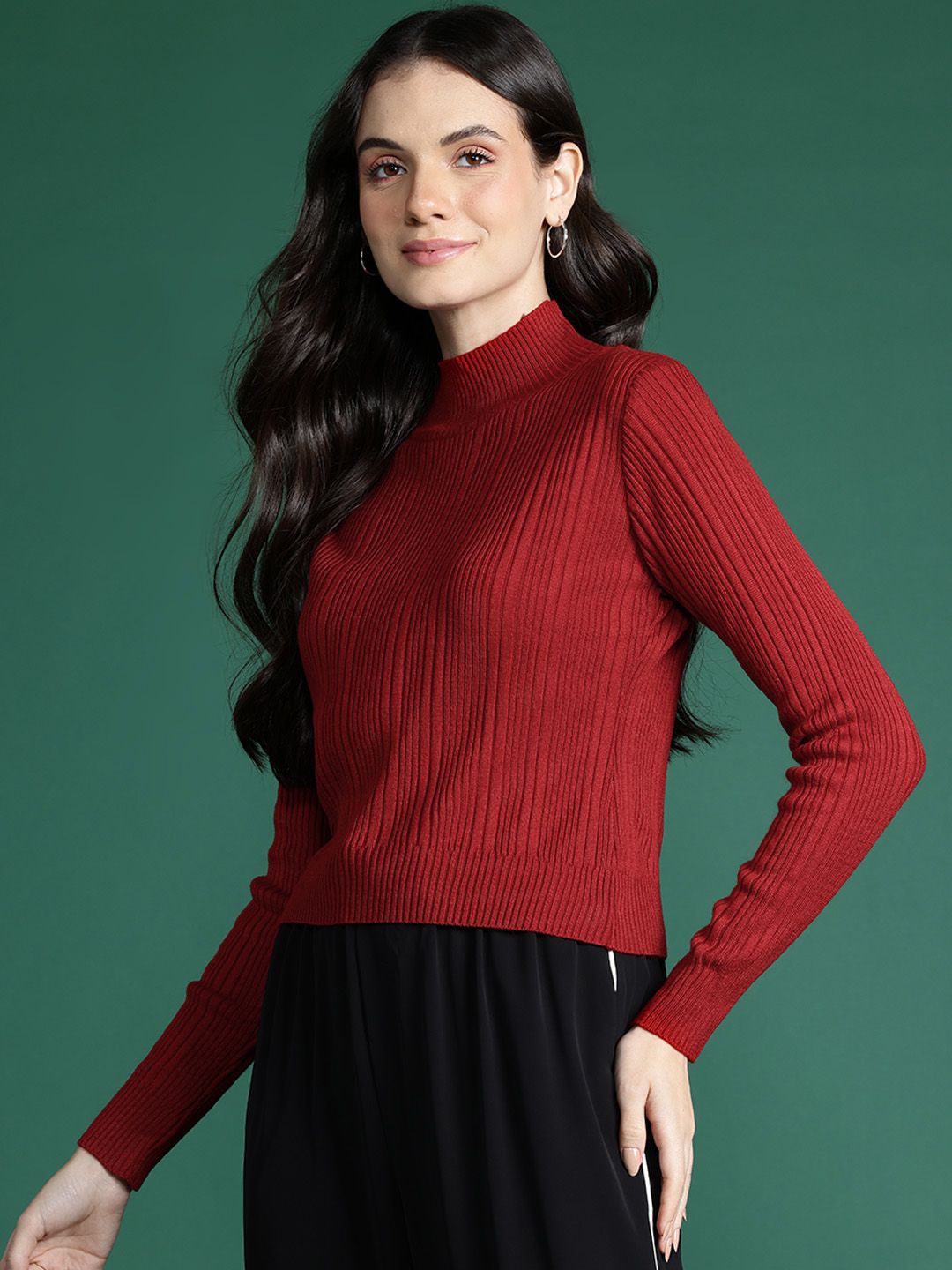 DressBerry Self-Striped Pullover
