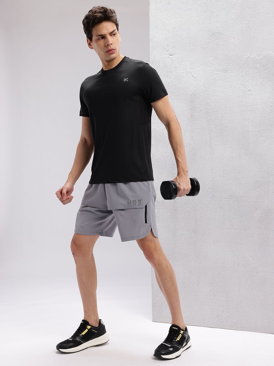 HRX oleh Hrithik Roshan Men T-Shirt Latihan Rapid-kering