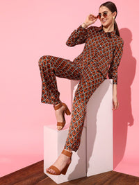 STREET 9 Women Printed Flared Trousers