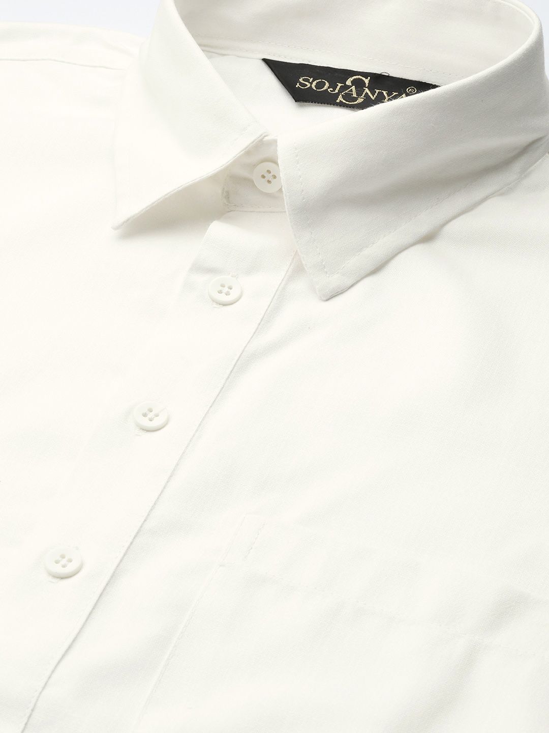 SOJANYA Lelaki Putih Solid Pathani Kurta