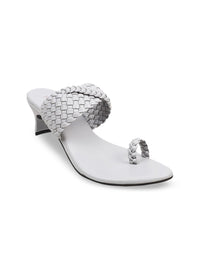 Metro Grey Kitten Heels