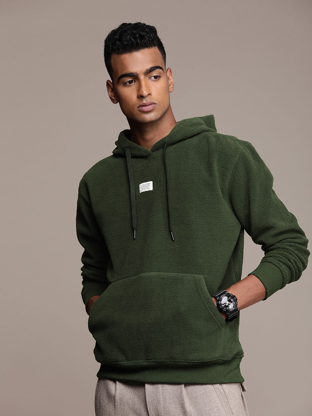 Mr Bowerbird Self Design Hooded Oversize Sweatshirt