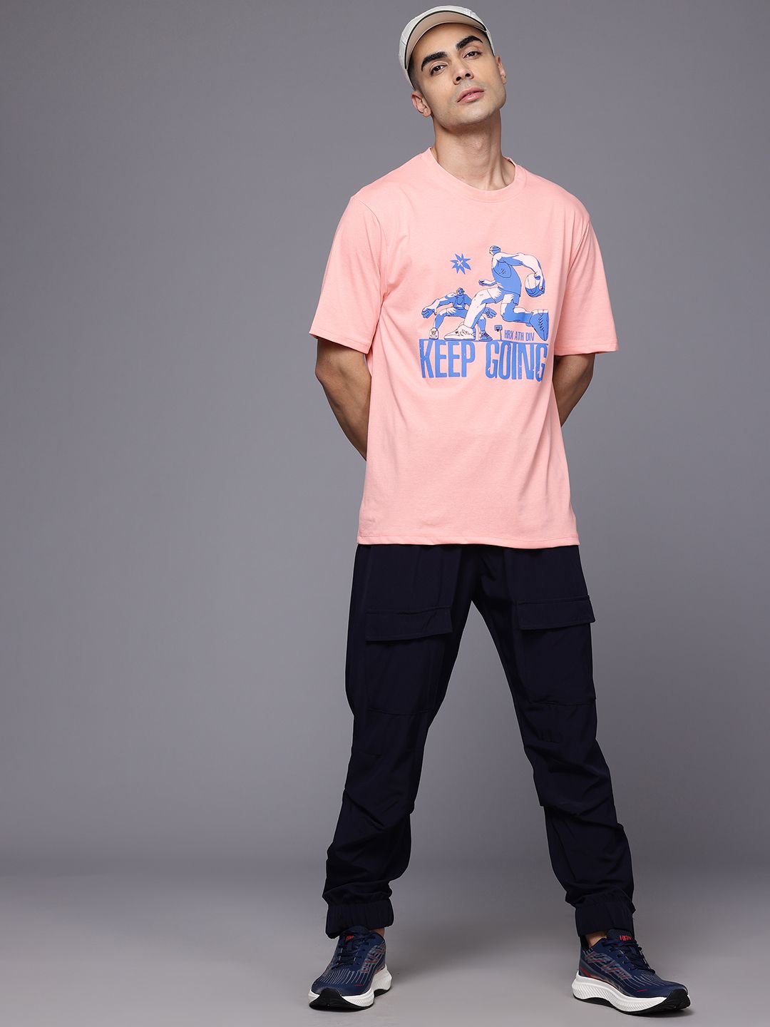 HRX by Hrithik Roshan Printed Lifestyle Relaxed T-shirt