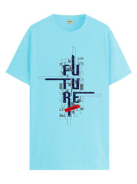 ADRO Men Graphic Printed Round Neck Cotton T-shirt