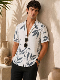 ADRO Men Relaxed Floral Printed Casual Shirt