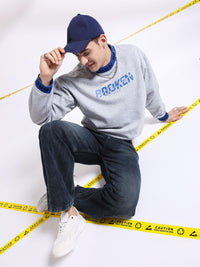 The Indian Garage Co Typography Printed Pullover Sweatshirt