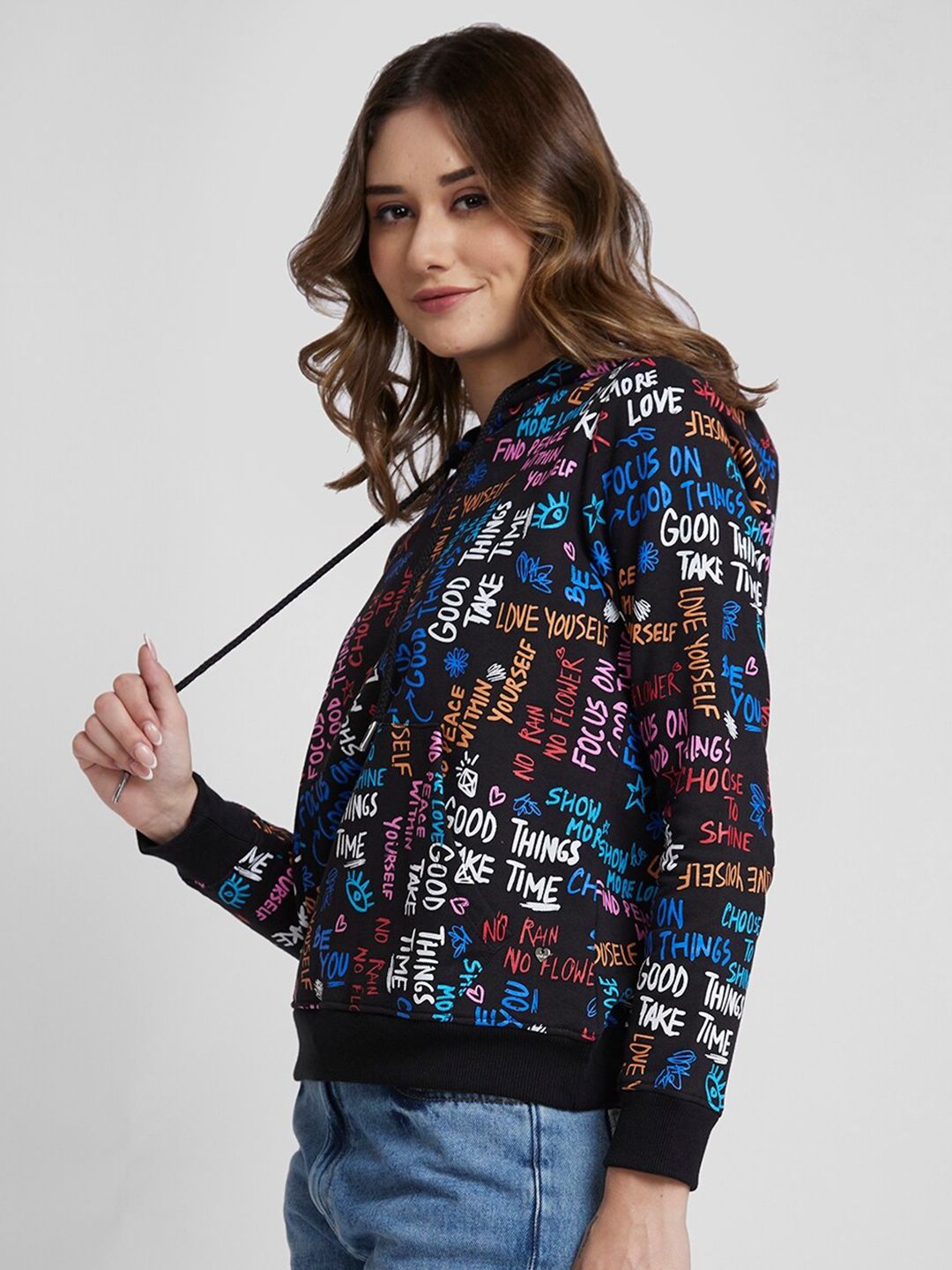 SPYKAR Typography Printed Sweatshirt