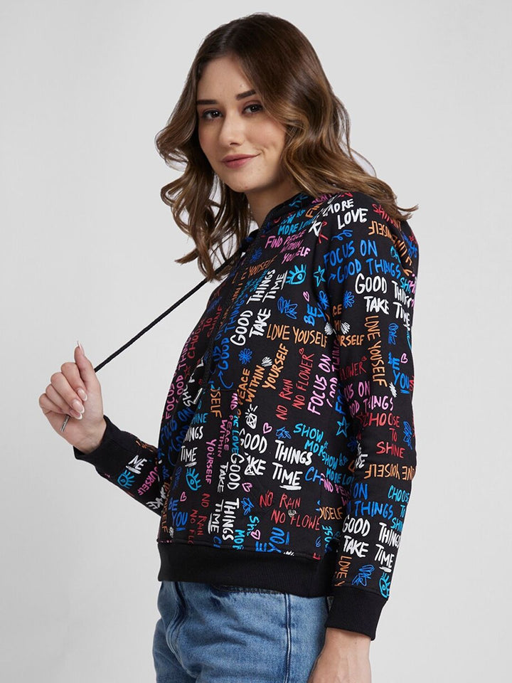 SPYKAR Typography Printed Sweatshirt