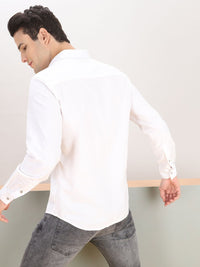 The Indian Garage Co Men White Casual Shirt