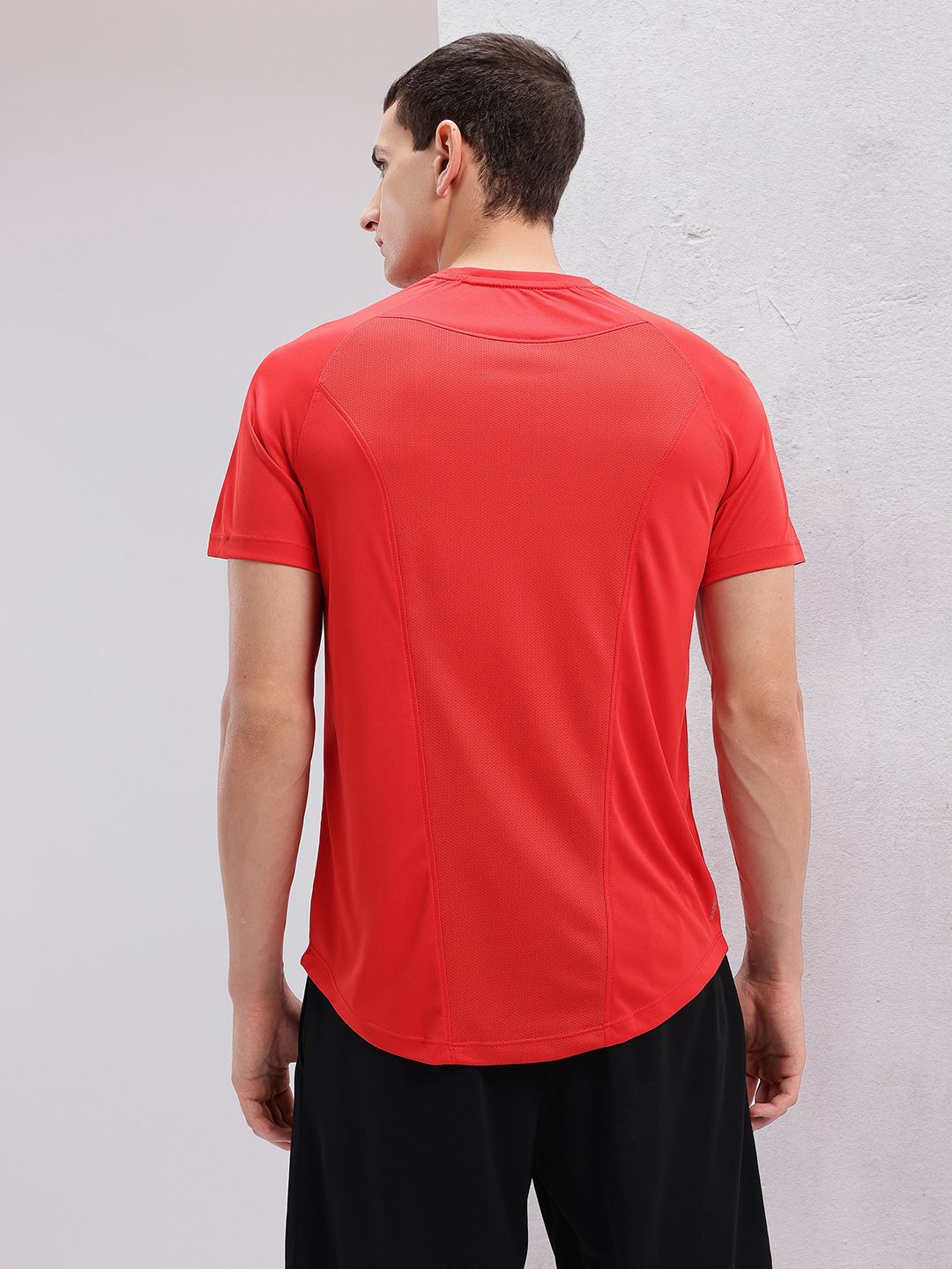 HRX by Hrithik Roshan Typography Print Rapid-Dry Training T-shirt
