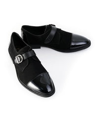 MONKSTORY Tuxedo Monkstrap Slip-On