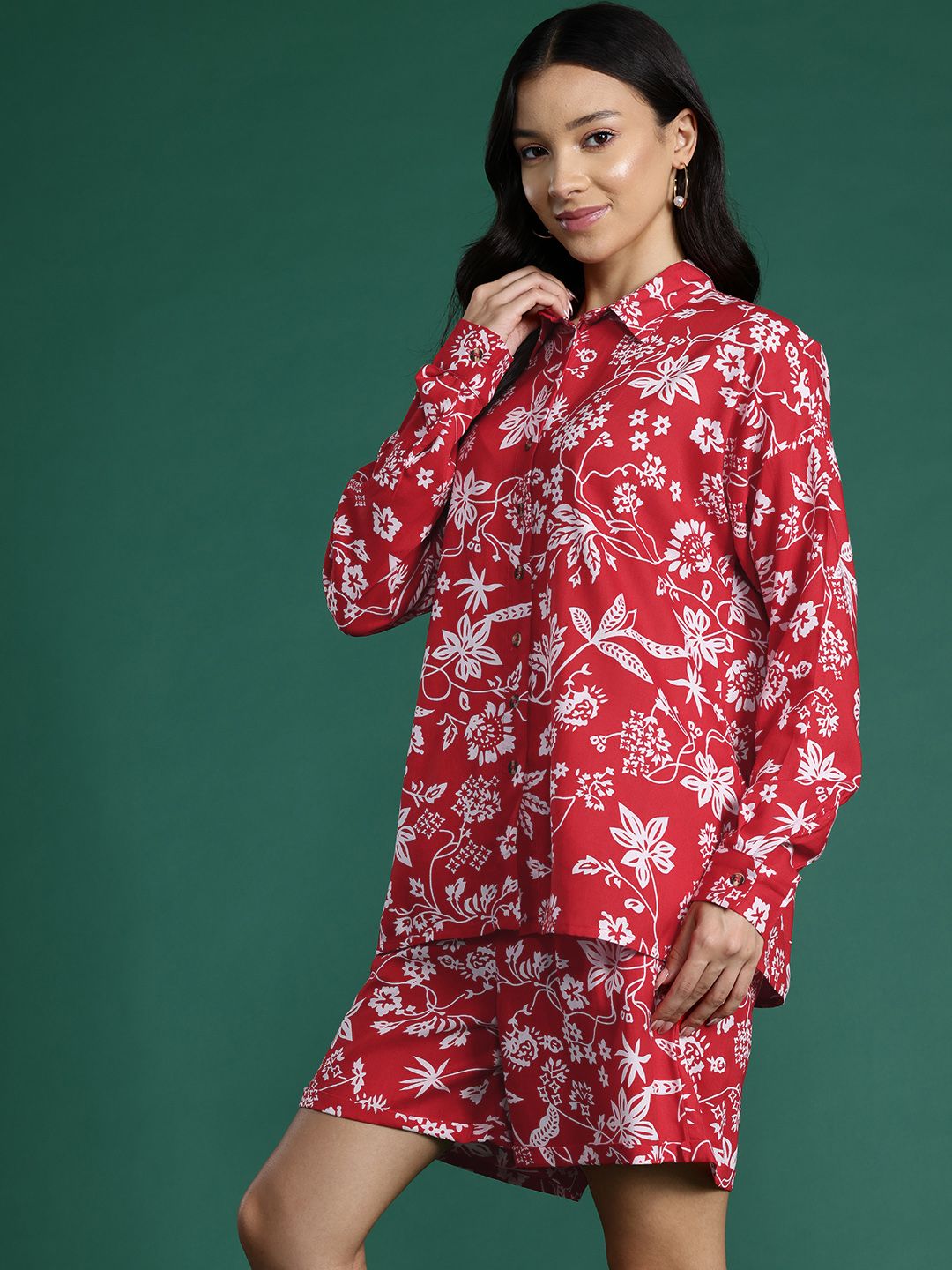 DressBerry Floral Printed Co-Ords