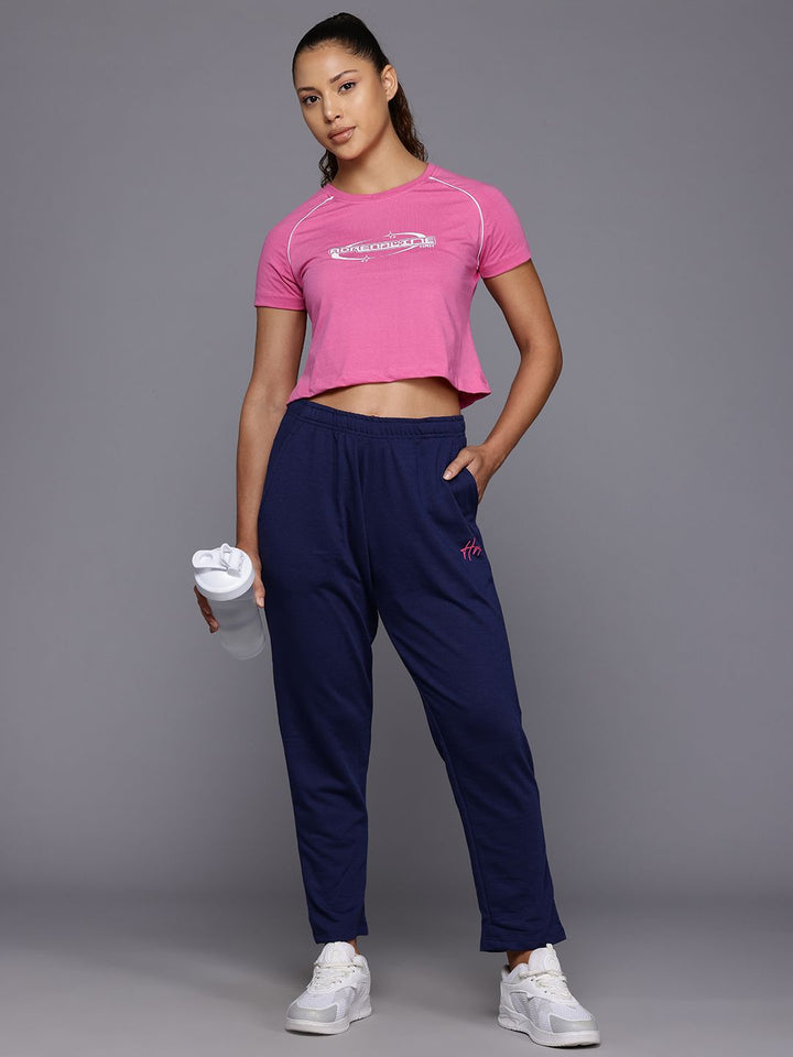 HRX by Hrithik Roshan Lifestyle Printed Crop T-shirt