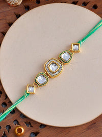 Voylla Kundan Studded Thread Rakhi