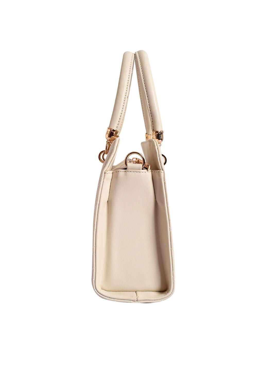 Lino Perros Off-White Quilted Handheld Bag