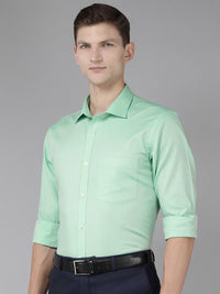 Park Avenue Self Design Slim Fit Pure Cotton Formal Shirt