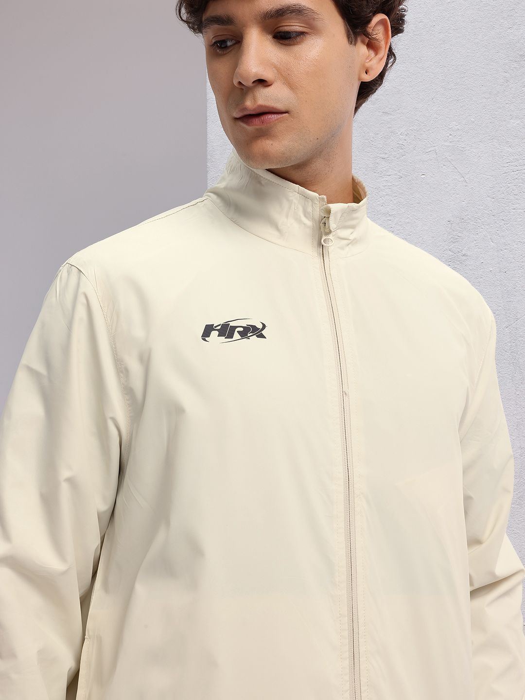HRX by Hrithik Roshan Brand Logo Detail Rapid-Dry Lifestyle Sporty Jacket