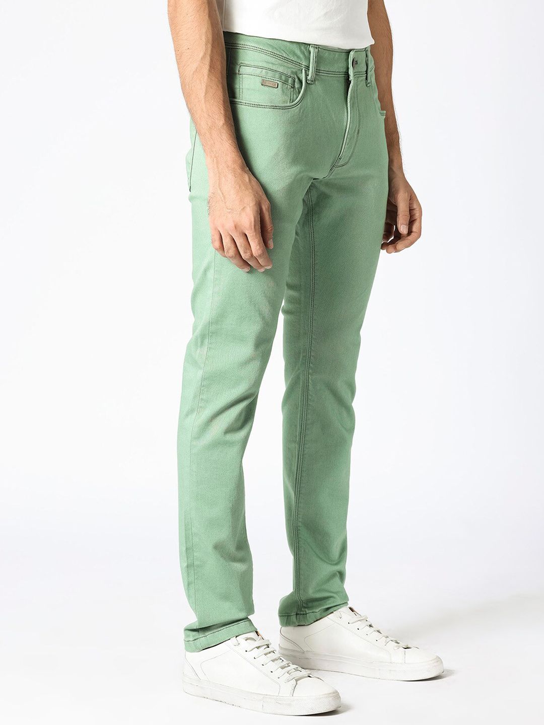 RARE RABBIT Men Essen Slim Fit Mid-Rise Stretchable Jeans
